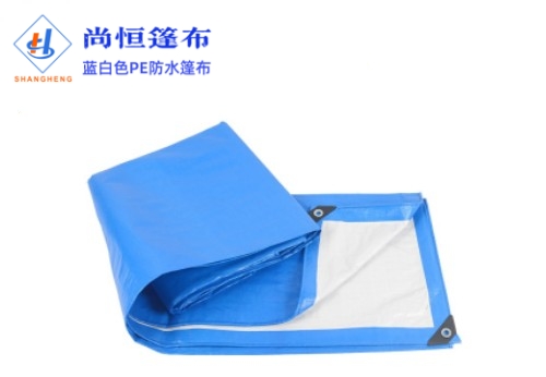 16×30米克重155g藍白色篷布規(guī)格尺寸參數